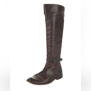 Frye brown leather riding boots 7 boho boots